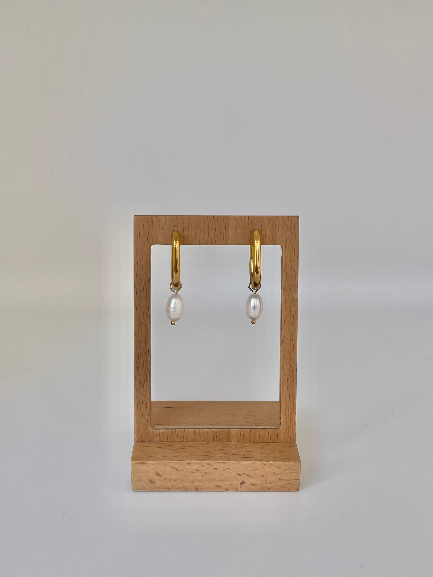 Pendientes Gota Blanca