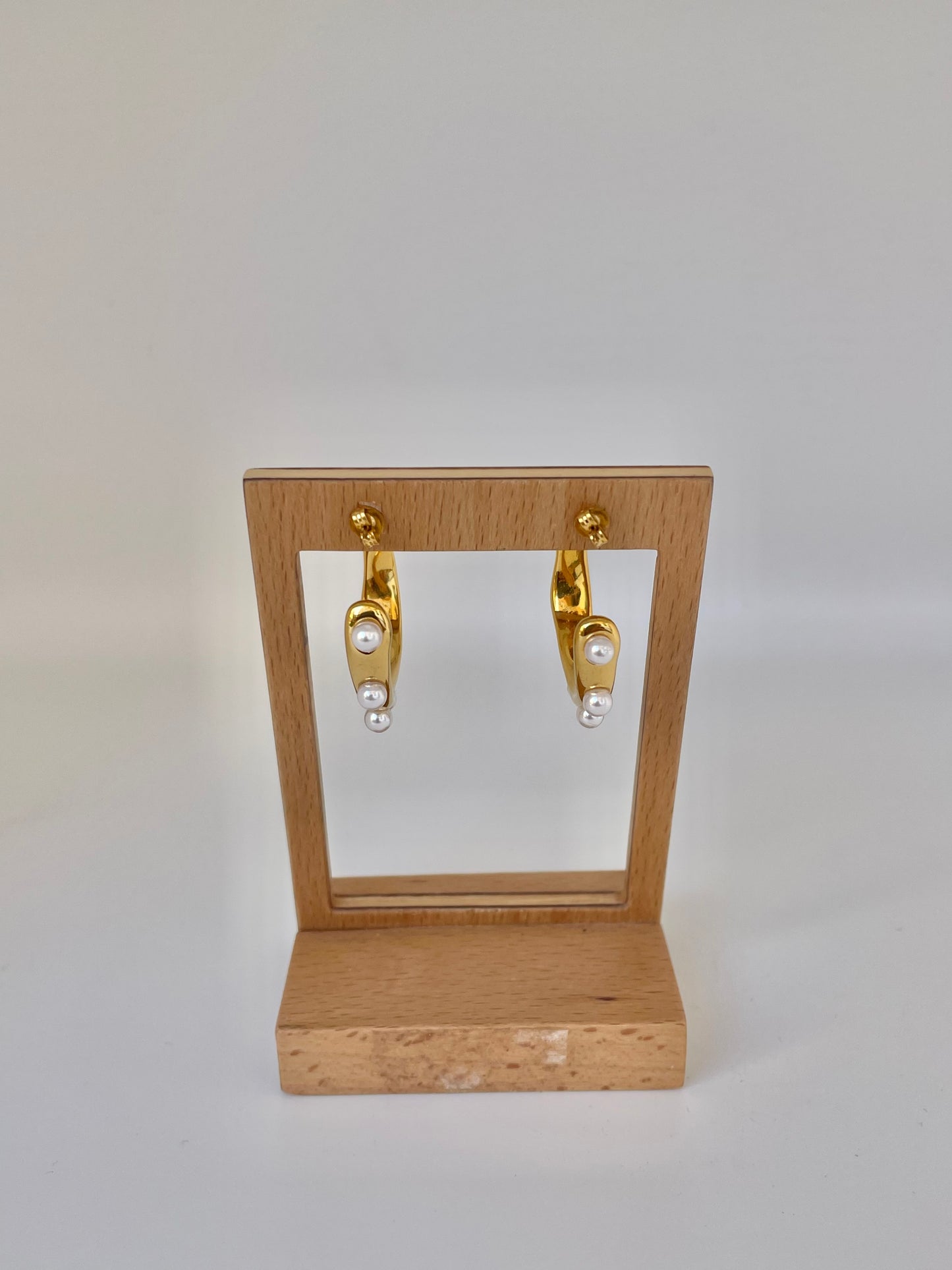 Pendientes Aro Perla