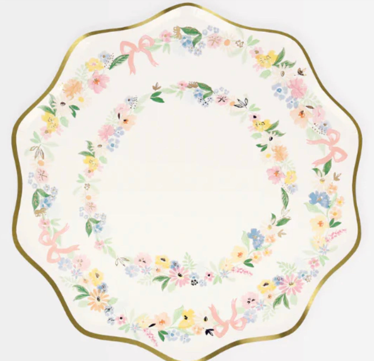Plato Grande Floral