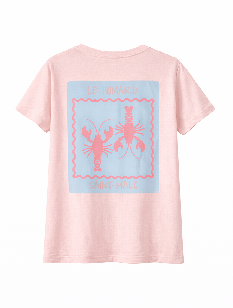 Camiseta Langostas Rosa Palo