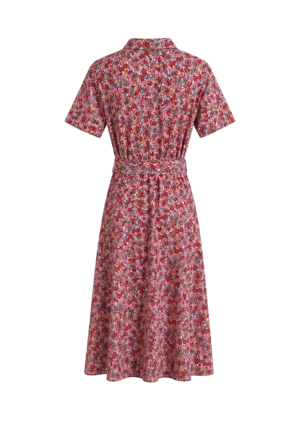Vestido camisero floral
