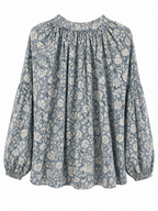 Blusa Azul Floral