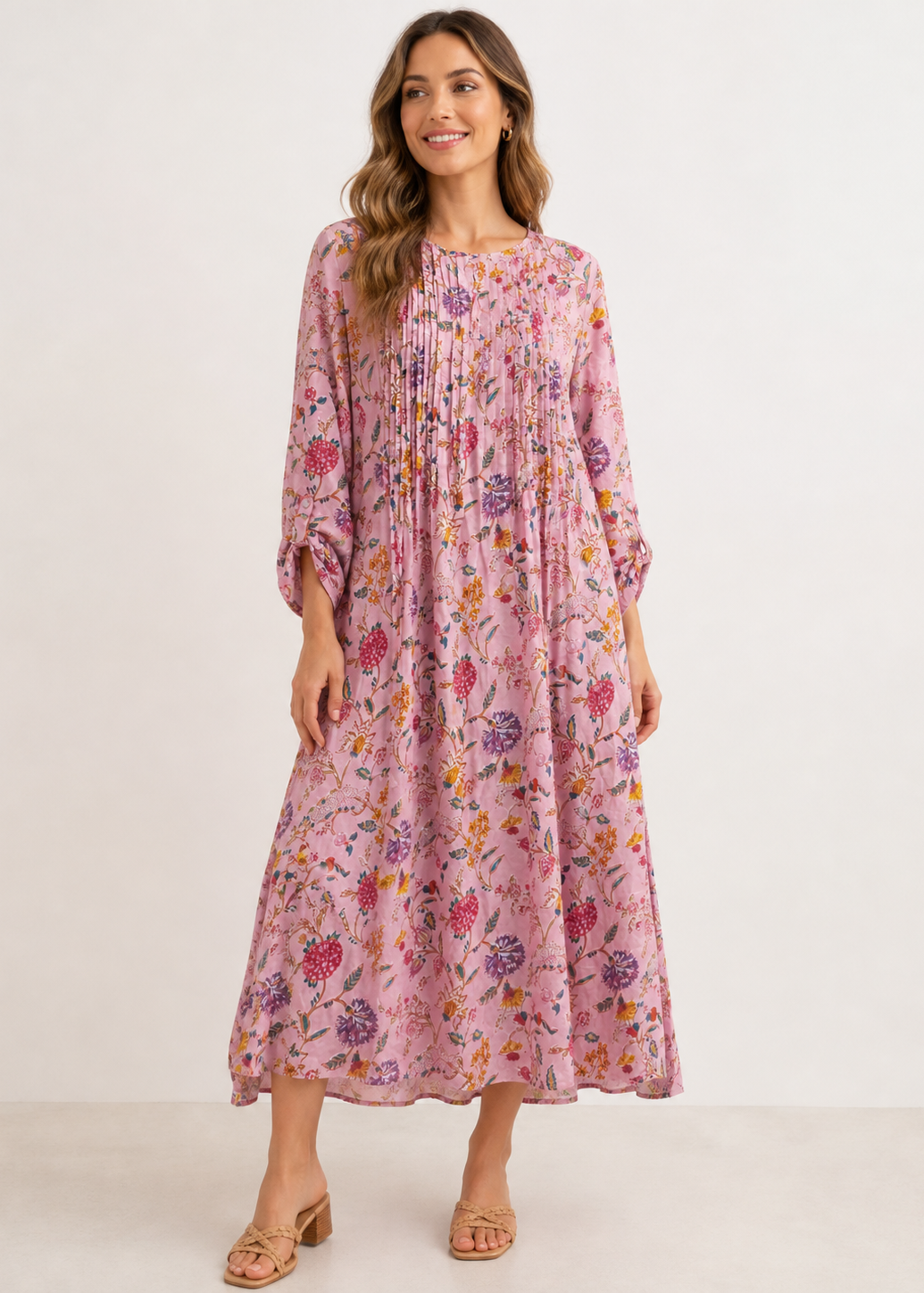 Vestido Camisero Rosa