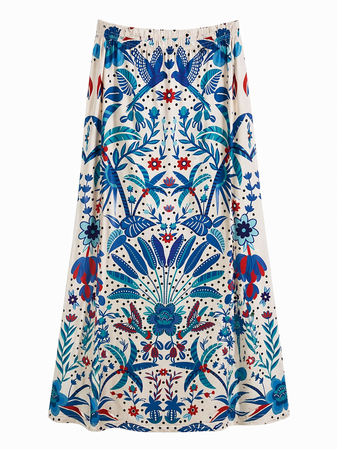 Falda ave azul