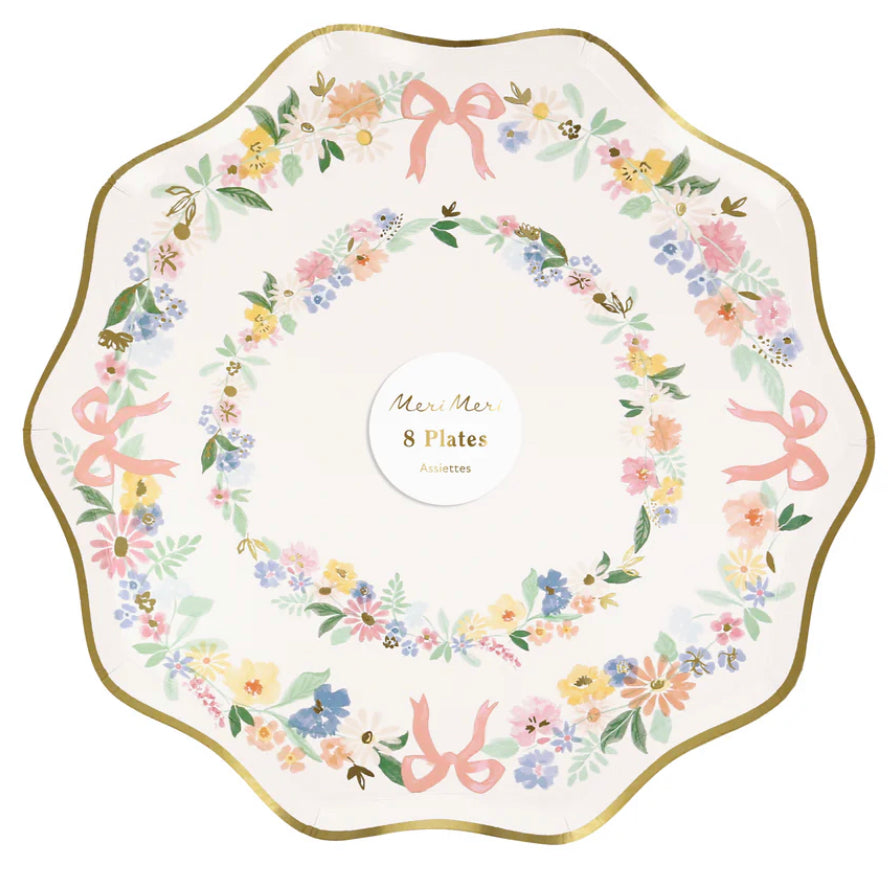 Platos Medianos Florales