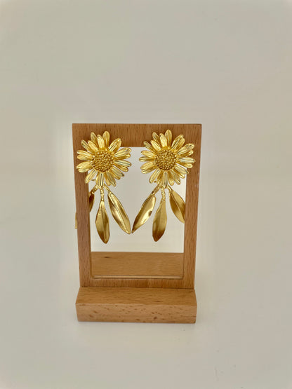 Pendientes Girasoles