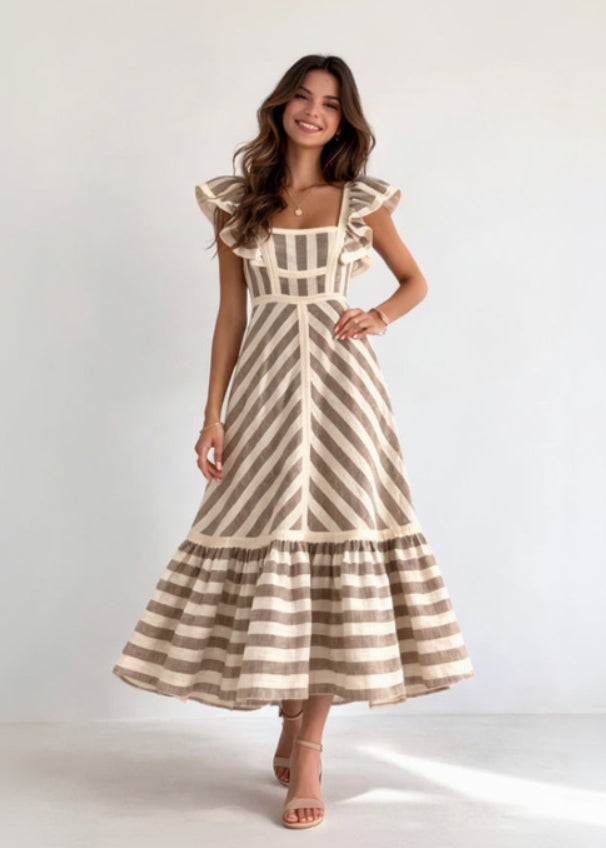 Vestido Allegra beige
