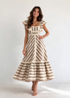 Vestido Allegra beige