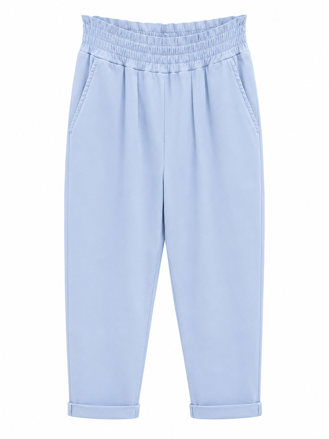 Pantalón goma azul cielo