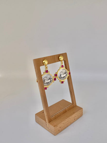 Pendientes Caballo Alado