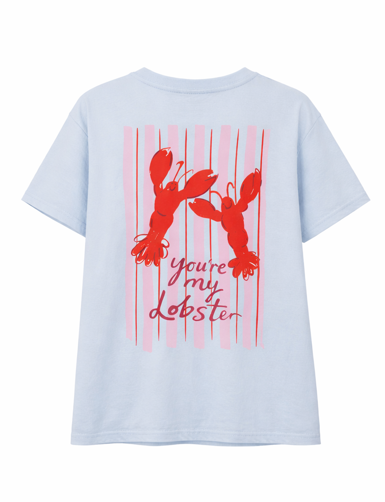 Camiseta “You’re my Lobster” Azul