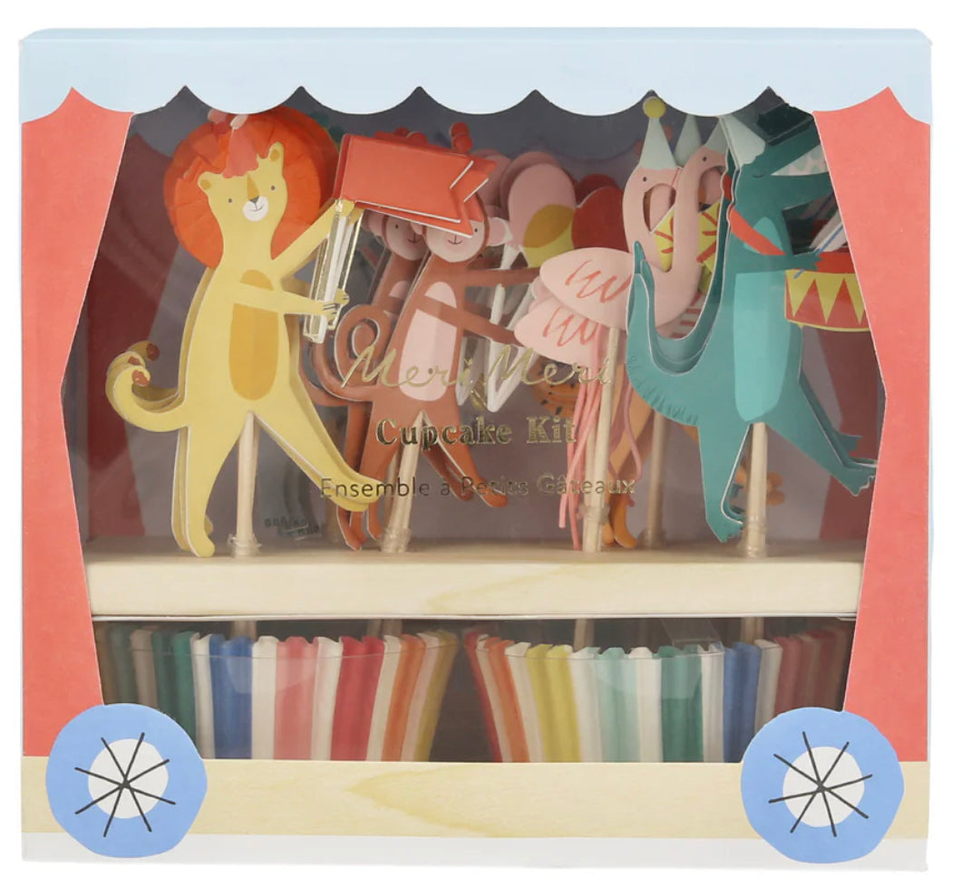 Cupcake Kit Desfile de Animales