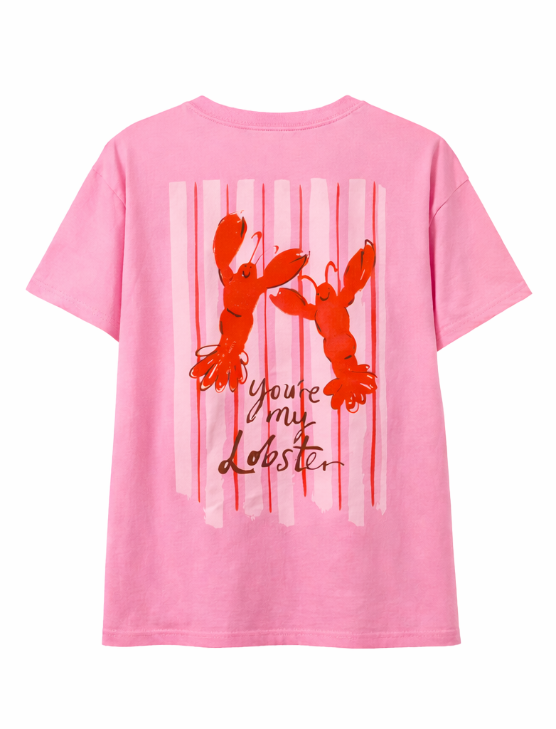 Camiseta “You’re my Lobster” Rosa