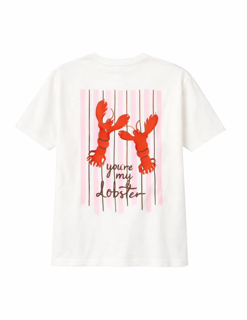 Camiseta “You’re my Lobster” Blanca
