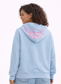 Sudadera con Cremallera Azul