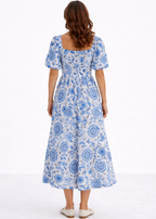 Vestido Mangas globo