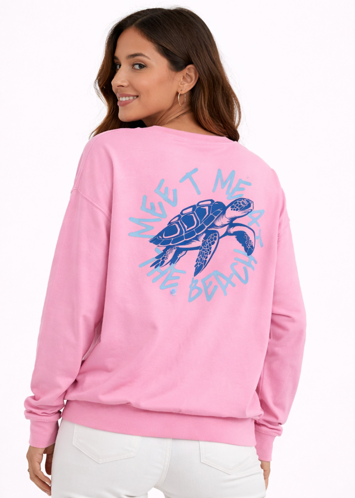Sudadera Tortuga Rosa