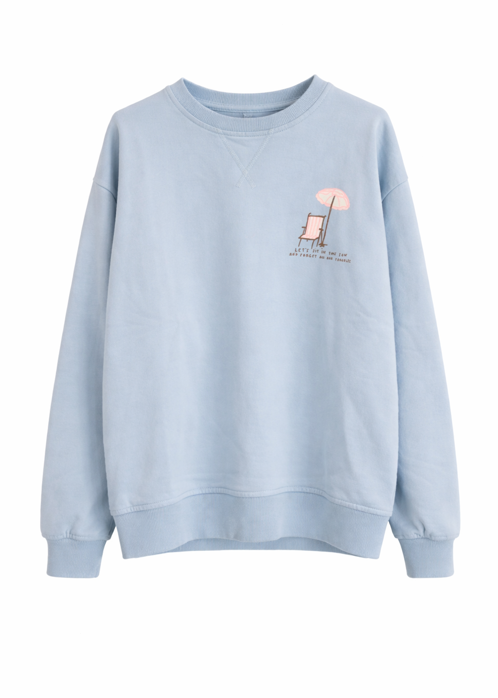 Sudadera “Sit in the Sun” Azul