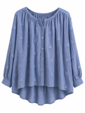 Blusa bohemia Azul