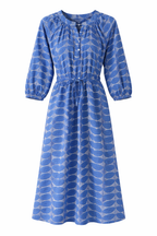 Vestido midi Azul