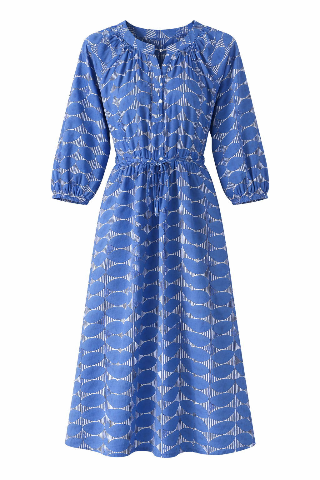 Vestido midi Azul