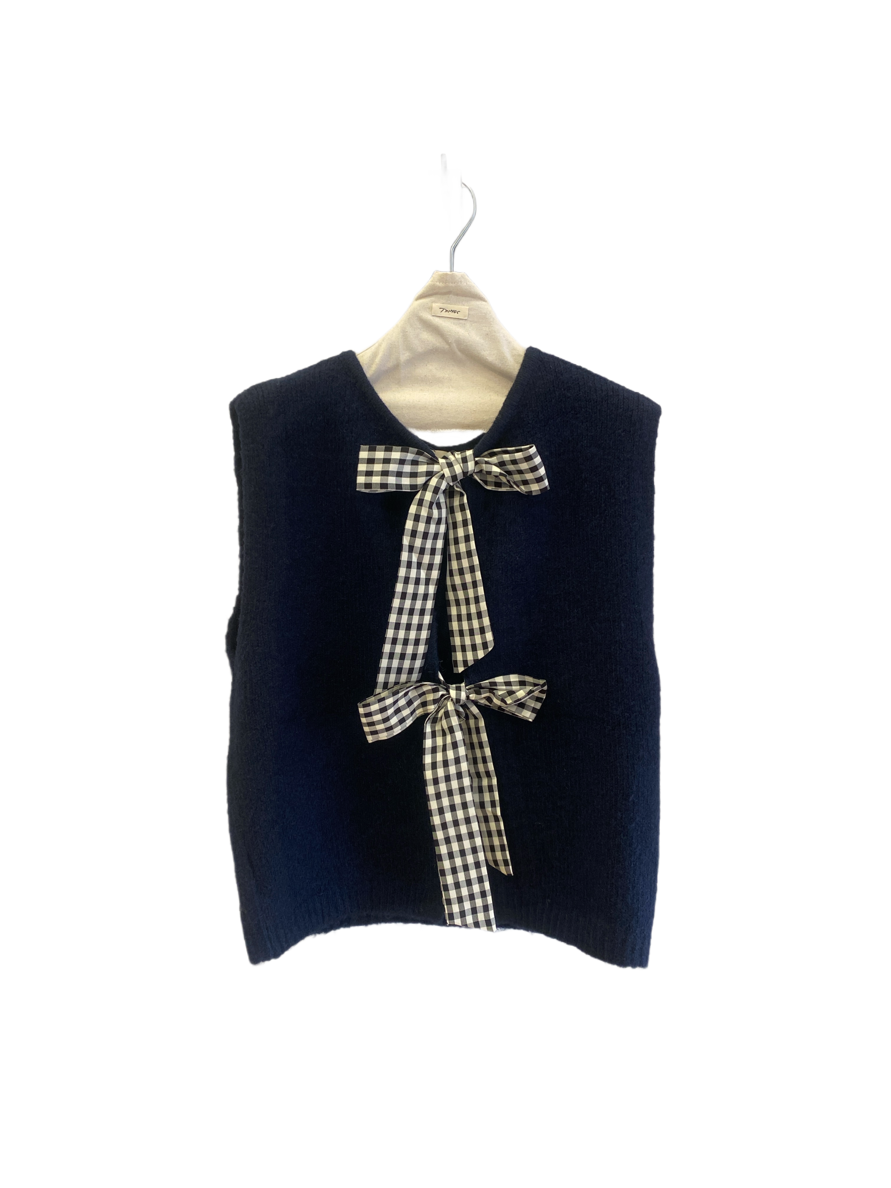 Chaleco lazo cuadro Vichy