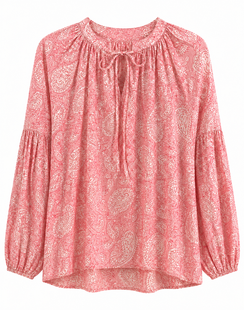 Blusa Rosa Estampada