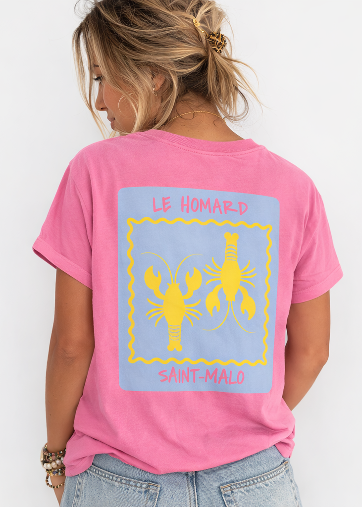 Camiseta Langostas Rosa