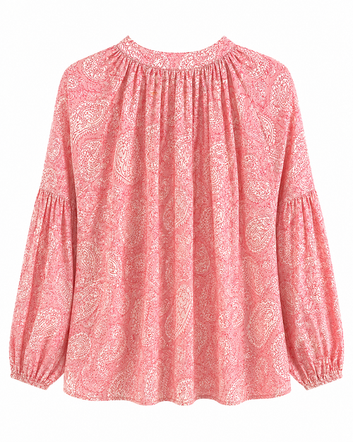 Blusa Rosa Estampada