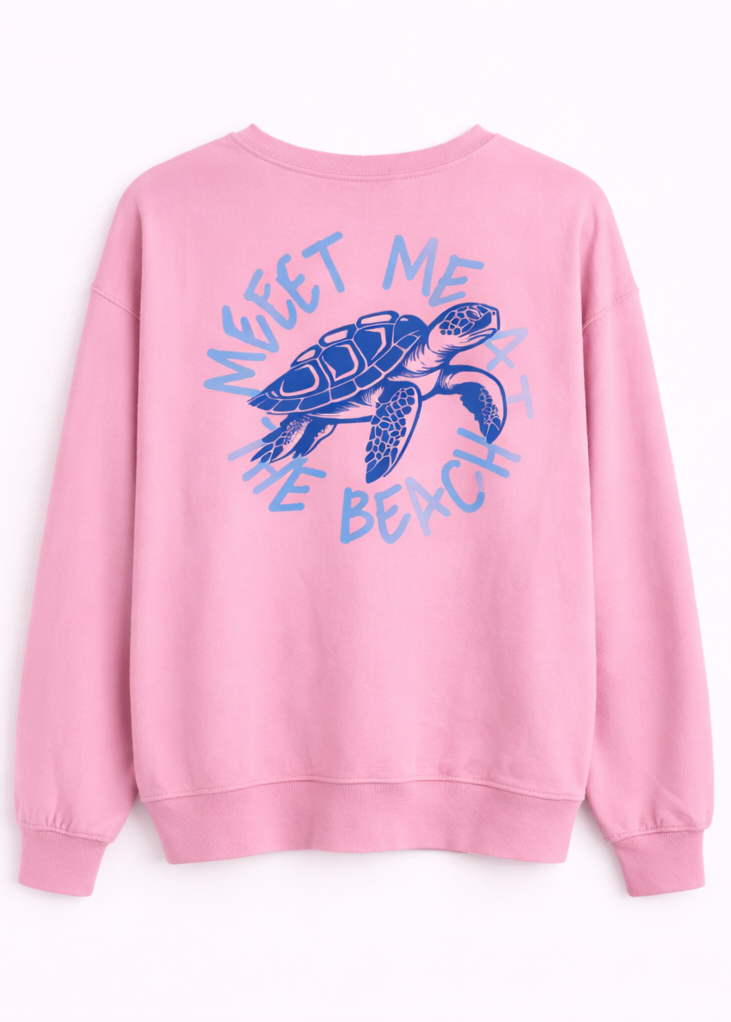 Sudadera Tortuga Rosa