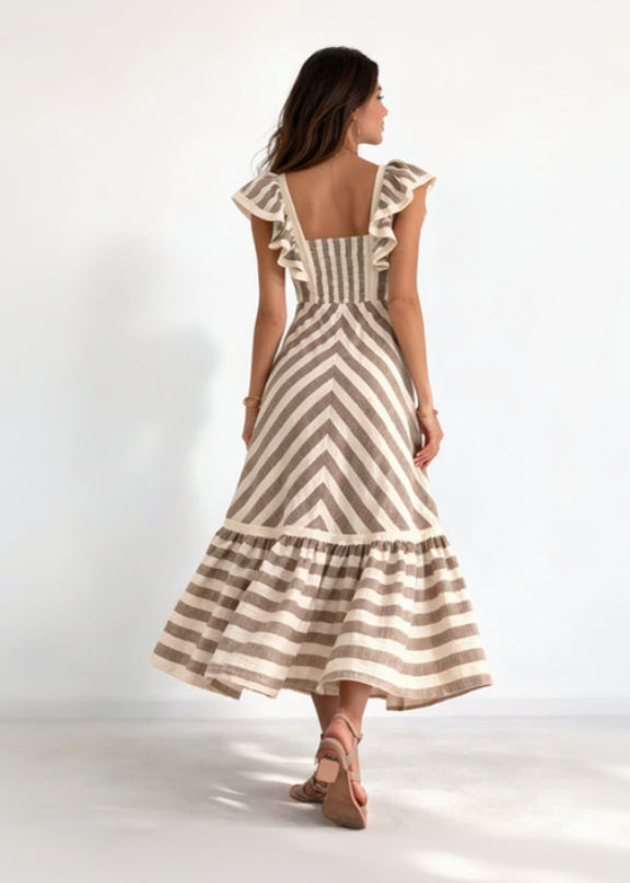 Vestido Allegra beige