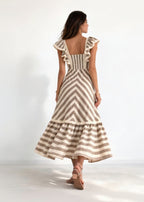 Vestido Allegra beige