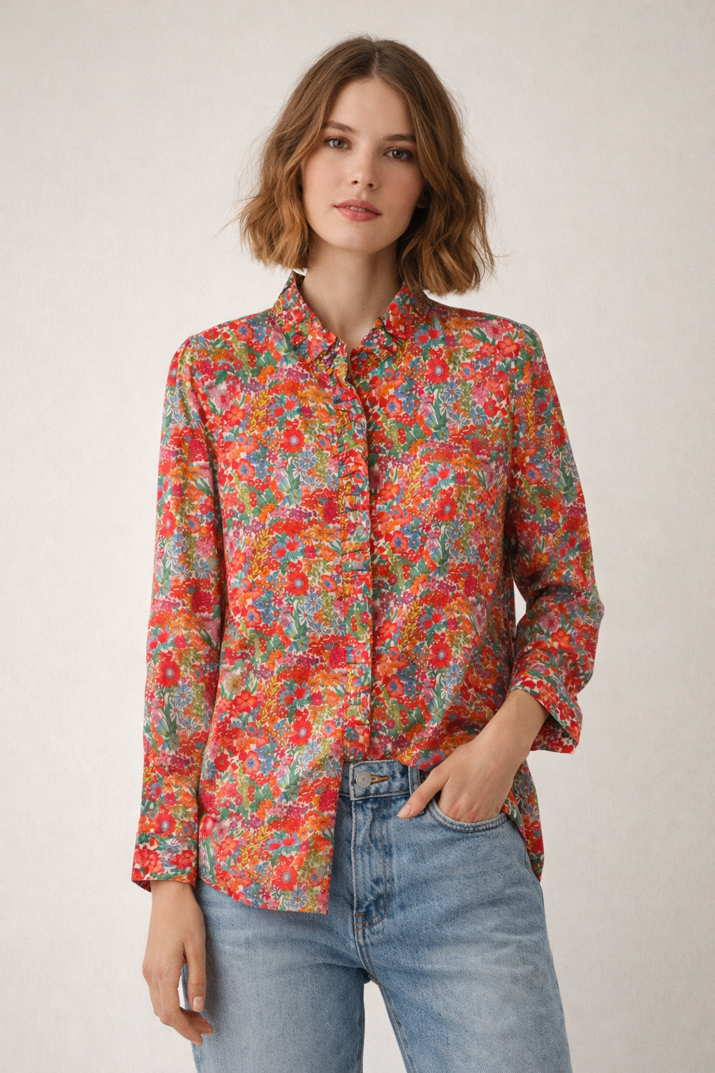 Camisa flores