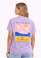 Camiseta “Sit in the Sun” Lila