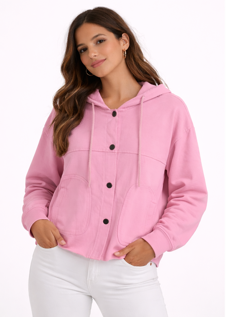 Sudadera “Vacation on” Rosa