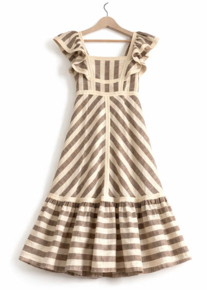 Vestido Allegra beige
