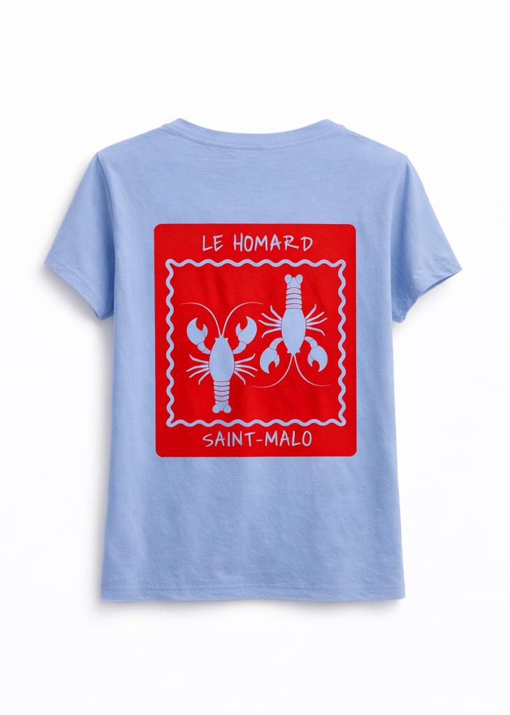 Camiseta Langostas Azul
