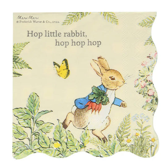 Servilletas Pequeñas Peter Rabbit