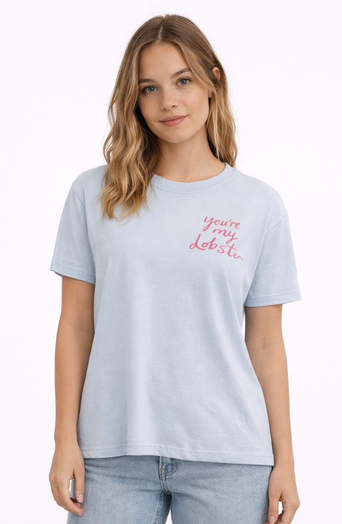 Camiseta “You’re my Lobster” Azul