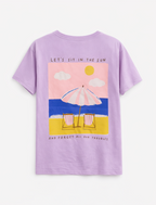 Camiseta “Sit in the Sun” Lila