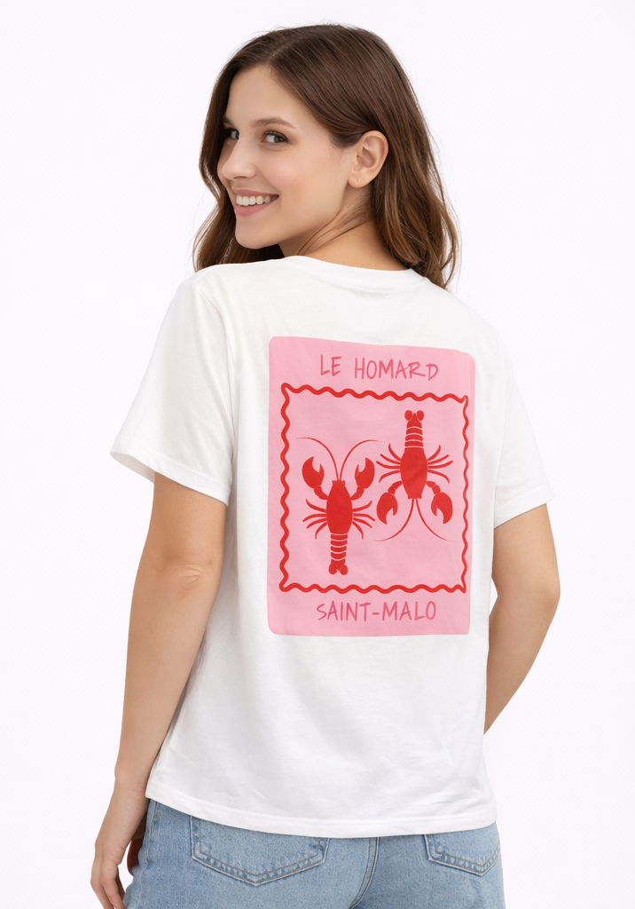 Camiseta Langostas Blanca