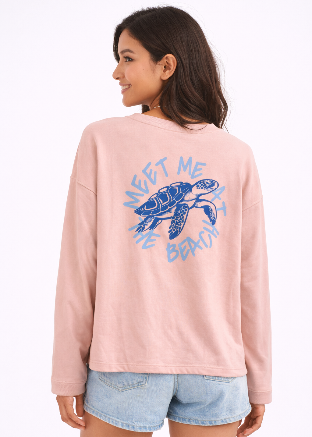 Sudadera Tortuga Rosa Palo