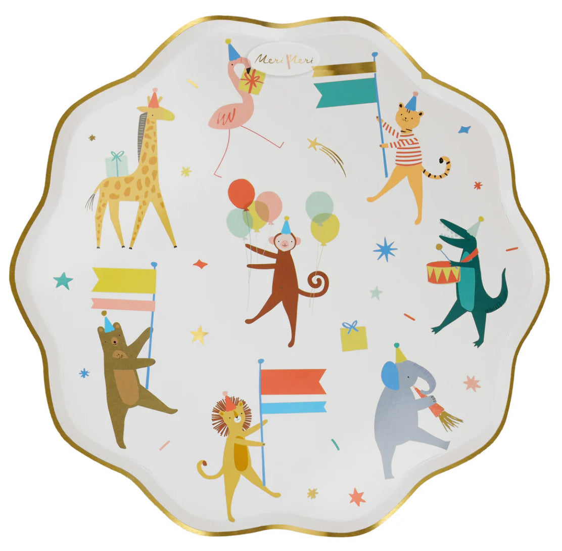 Platos Grandes Desfile de Animales