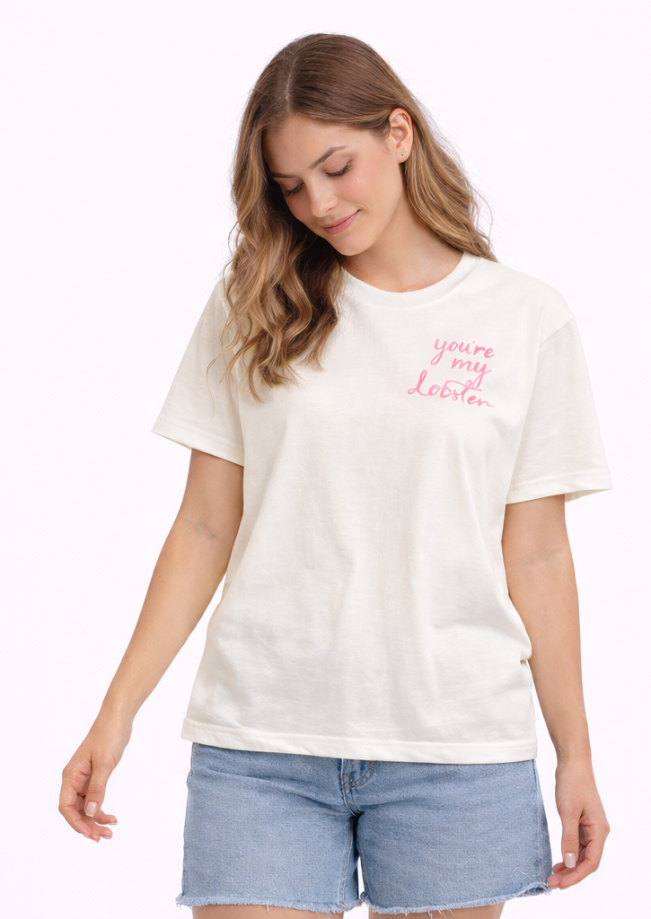 Camiseta “You’re my Lobster” Blanca