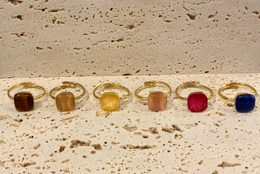 Anillos caramelo