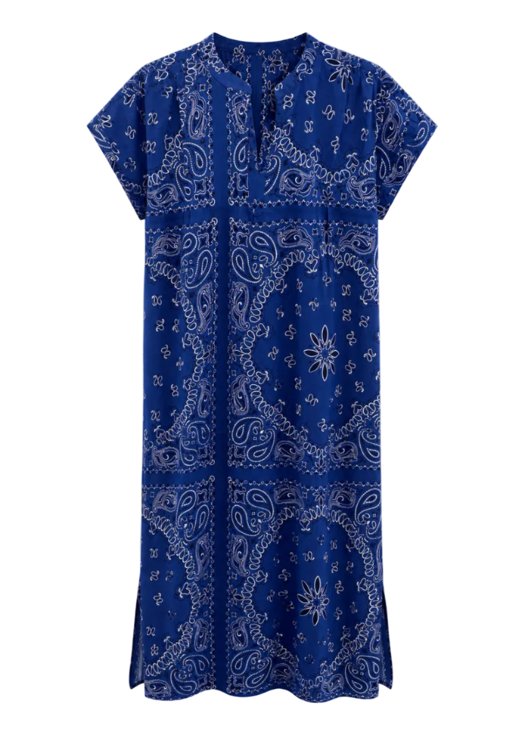 Vestido largo Azul Paisley