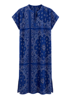 Vestido largo Azul Paisley