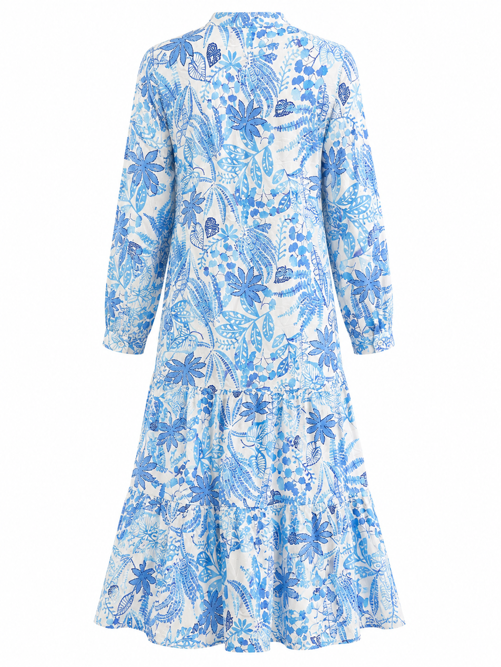 Vestido largo Estampado Azul Cielo