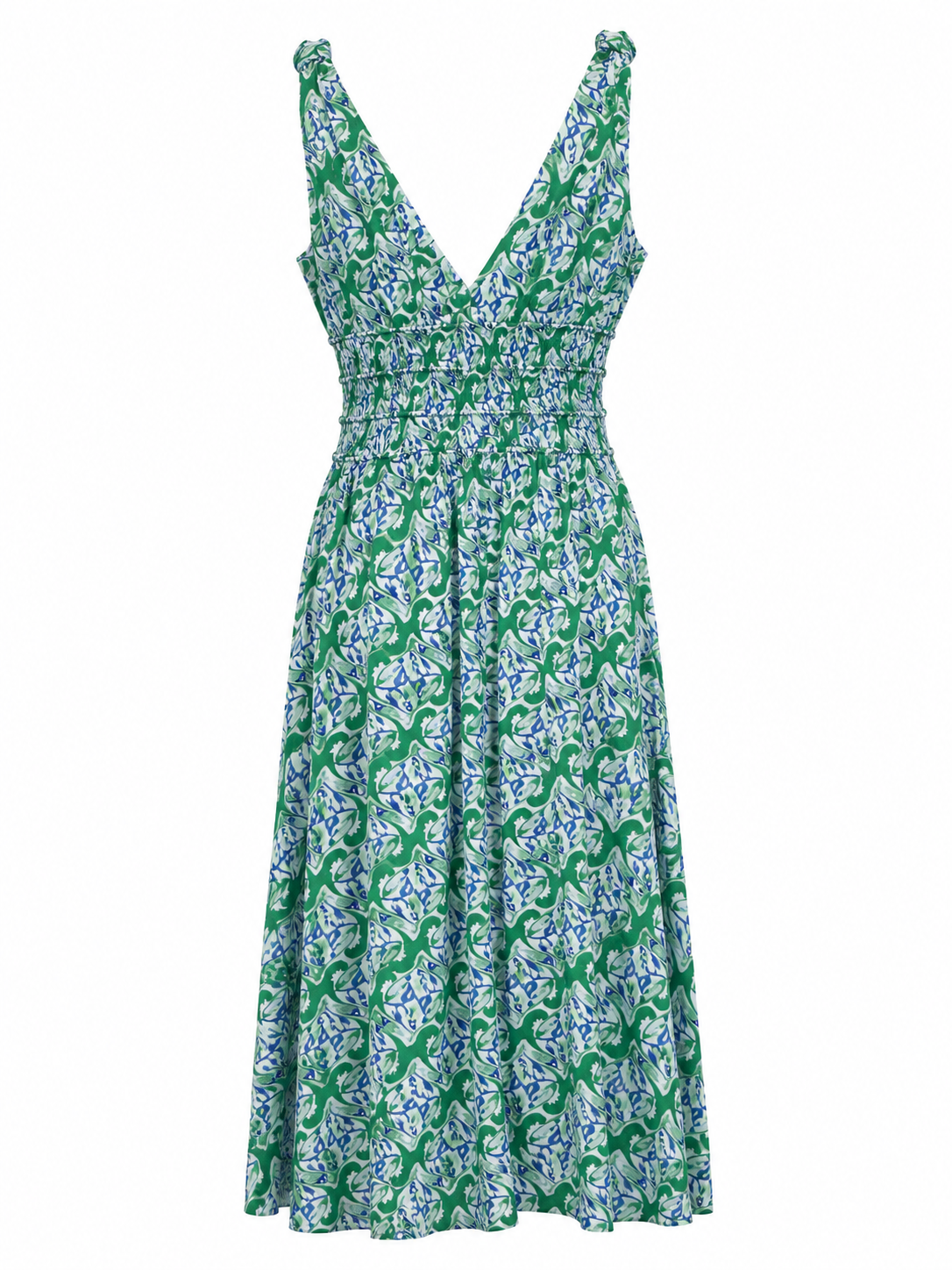 Vestido de Tirantes escotado Verde
