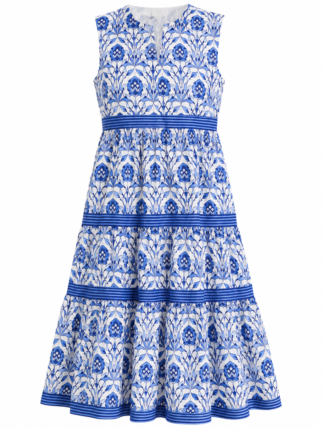 Vestido Florar Azul